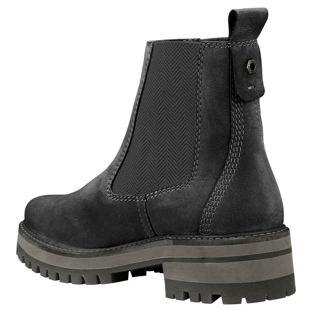 Botas de Seguridad Timberland Mujer Courmayeur Valley Negras - Chile CJP-342618